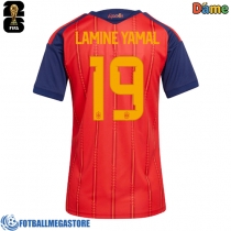 Fotballdrakt Dame Spania Lamine Yamal #19 Hjemmedrakt VM 2026 Kortermet